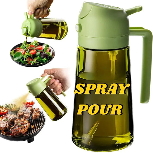 Olive Oil Dispenser Plastic Bottle for Kitchen Gadgets Air Fryer