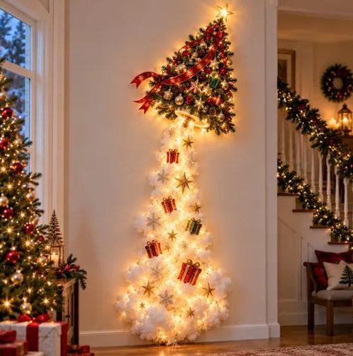 Christmas Magic Trail Wall Light-LED Glowing Christmas Scene Wall