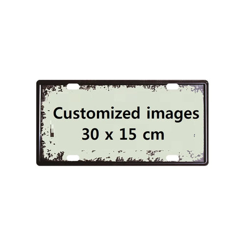 Custom Metal Tin Signs Retro Plaque Home Decor Iron Wall Art Poster