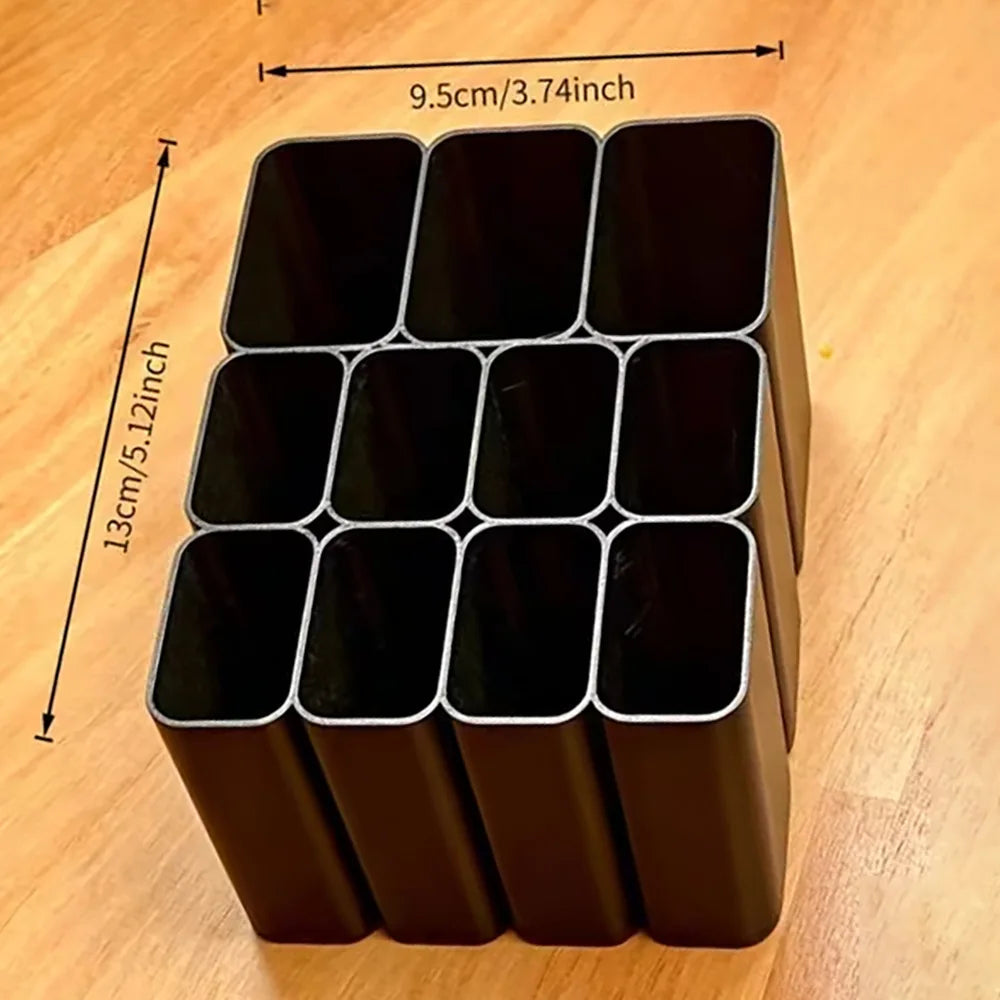 11/22 Grids USB Cable Storage Tray Wire Management Box Desktop