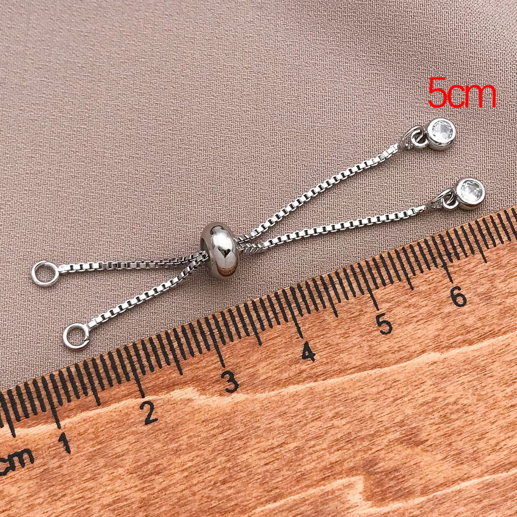 Mix 3pcs 18K Copper Plated Real Golden with Zirconium Pull-out