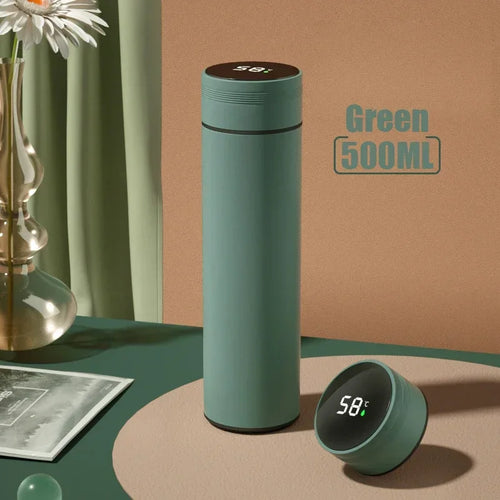 500ML Temperature Display Thermos Cup Stainless Steel Divided Thermos