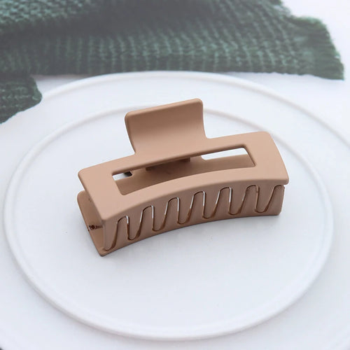 Korean Women Girls Plastic Hair Claws Hair Clips Headwear Large Size