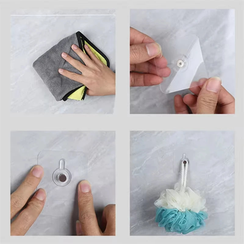 10 Pcs Photo Frame Hooks Storage Rack Screw Holders Door Hanger