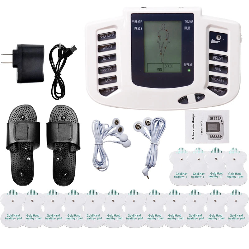 10 Modes Electrical EMS TENS Pulse Body Massage Acupoint Meridian