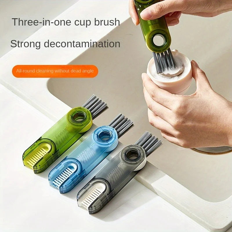 Solid Color Multifunctional Brush, Insulated Cup Brush, Cleaning Cup