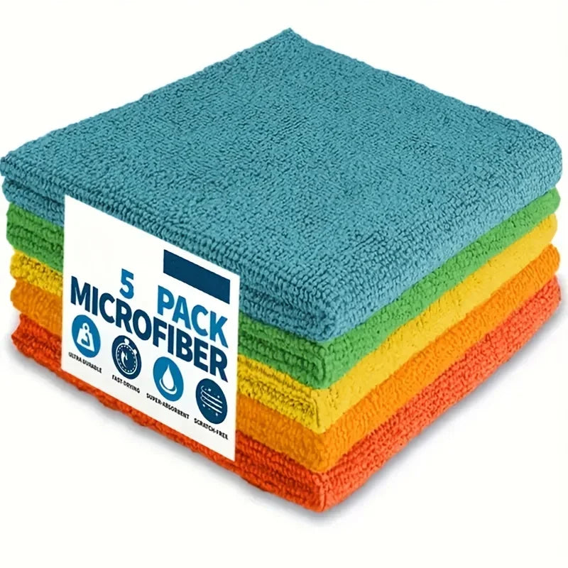 Microfiber Cleaning Cloth, Dishwashing Cloth Household Rag