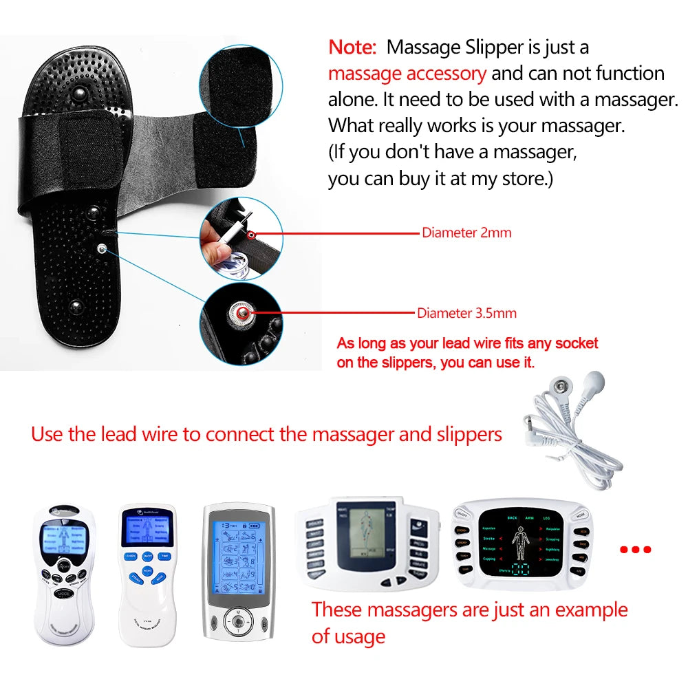 10 Modes Electrical EMS TENS Pulse Body Massage Acupoint Meridian