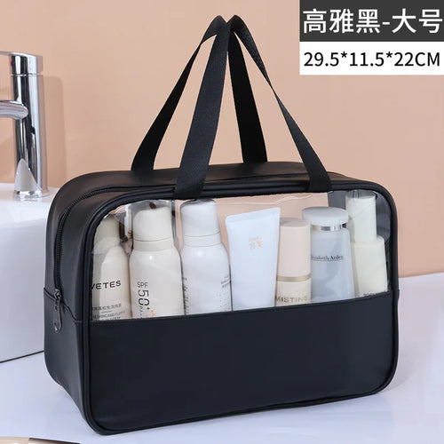 Portable Travel cosmetic bag Women Transparent Makeup Bag