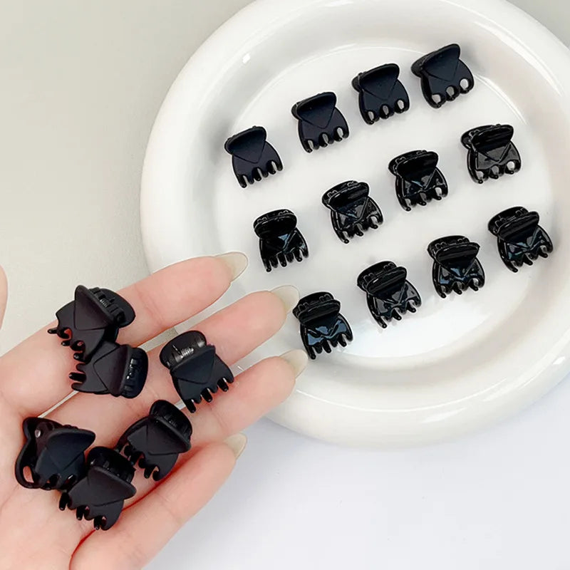 Black Small Hair Claw For Women Girls Sweet Hair Ornament
