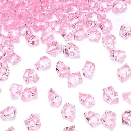 100pcs 11x14mm Crystals Plastic Gems Home Vase Decoration Multi