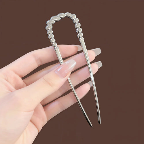 Simple U Shaped Hairpin Metal Hair Sticks U French Hair Clips Pins