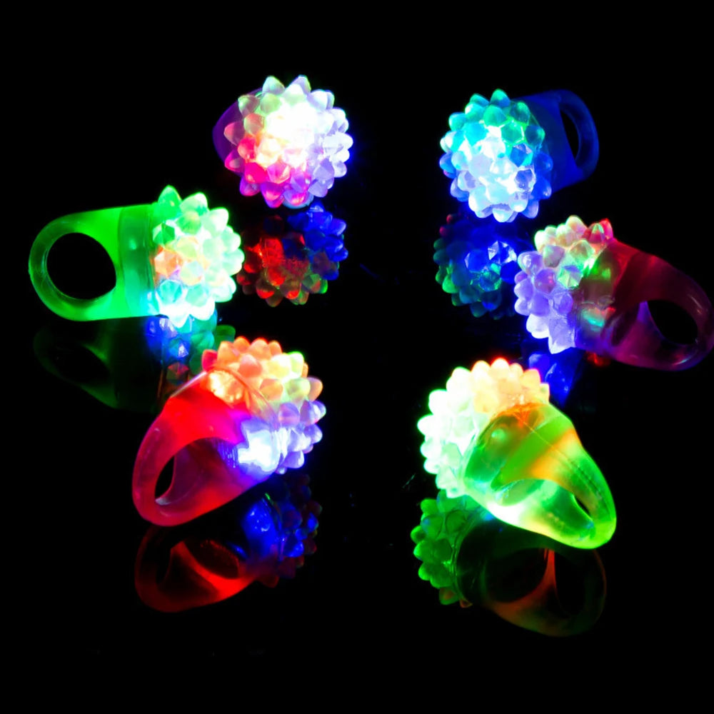 Cute LED Luminous Rings Kids Birthday Party Masquerade Gifts