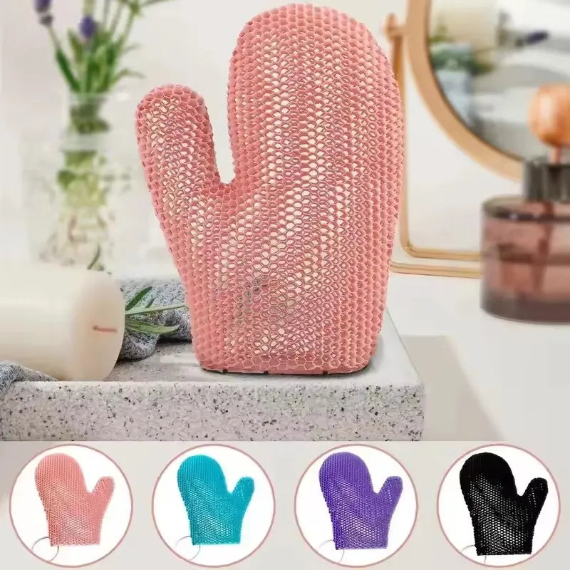 Honeycomb TPU Exfoliating Shower Glove - Quick-Drying Body