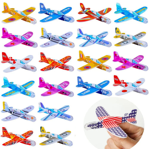 Gliders Planes Foam Assemble Airplane Toys Kids