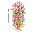 Artificial Hanging Flower Fake Hanging Plant Violet Vines UV Resistant