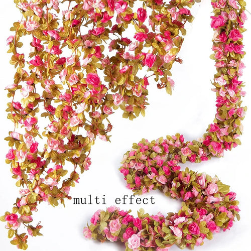250CM Artificial Rose Flowers for Wedding Home Room Decoration Autumn
