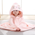PANGDUBE Cartoon Animal Baby Hooded Towel Soft Newborn Bathrobe Warm