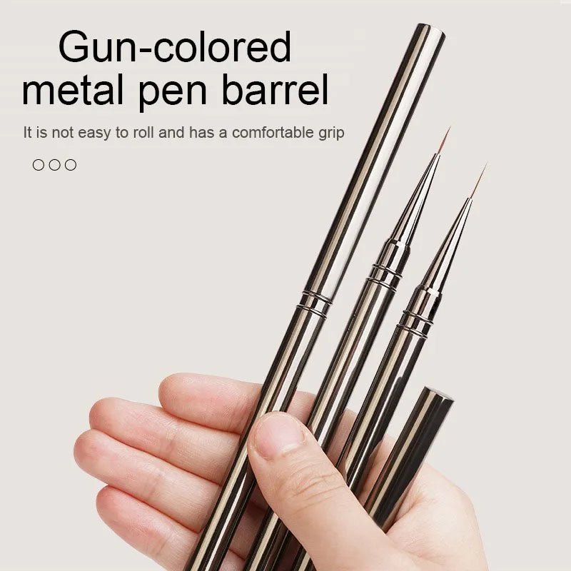 Nails Art Liner Brushes Striping Drawing Elongated Lines Painting