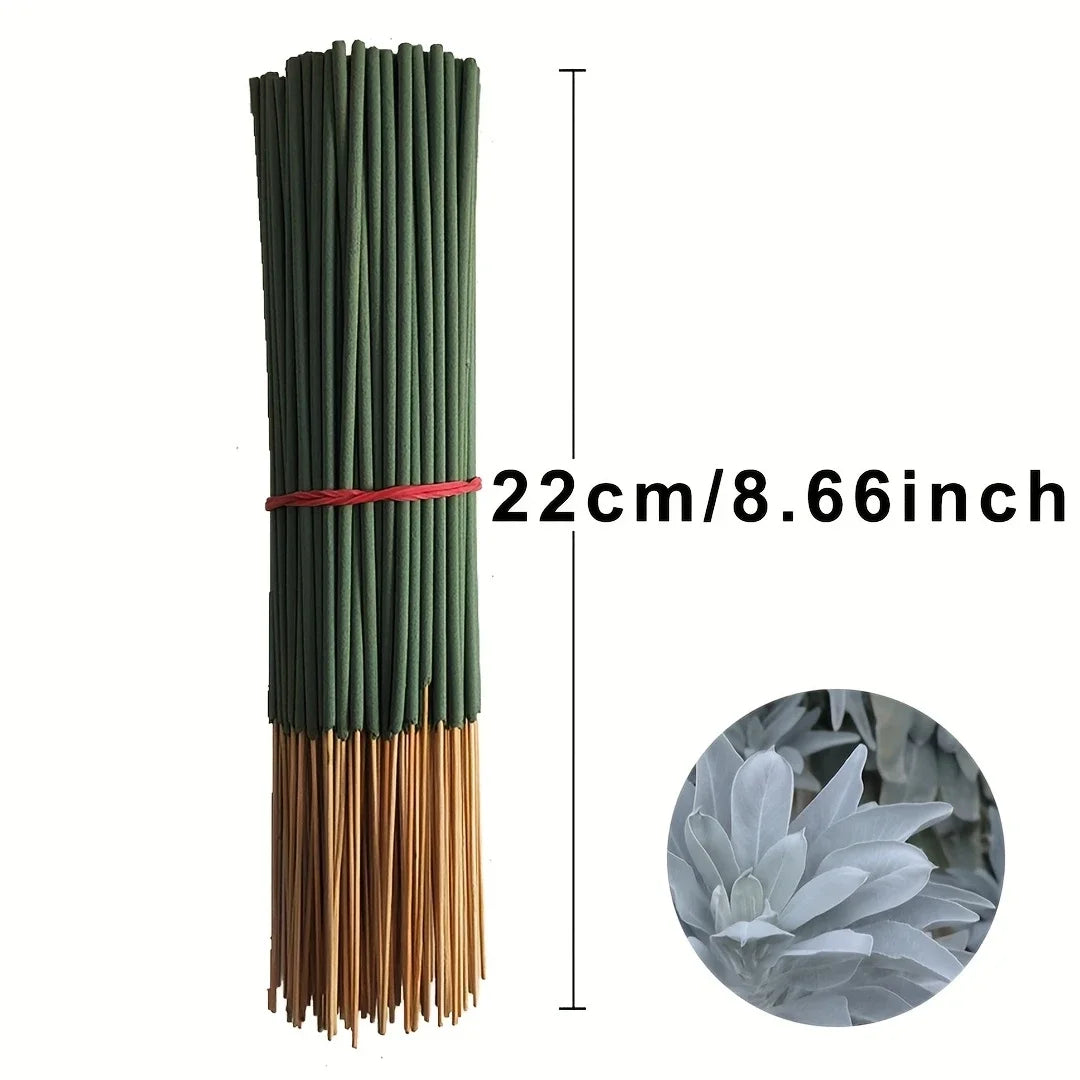 White Sage Incense Sticks, 8.66inch Sticks, Suitable for Yoga