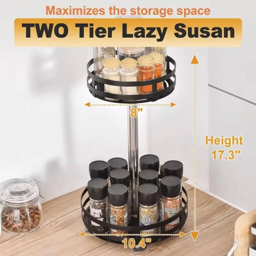 Multi-purpose 360° Rotating Storage Box Space-saving Non-slip