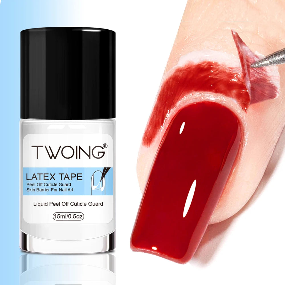 15ml Nail Peel Off Liquid Anti-Overflow Glue Edge Latex Tape, Nail