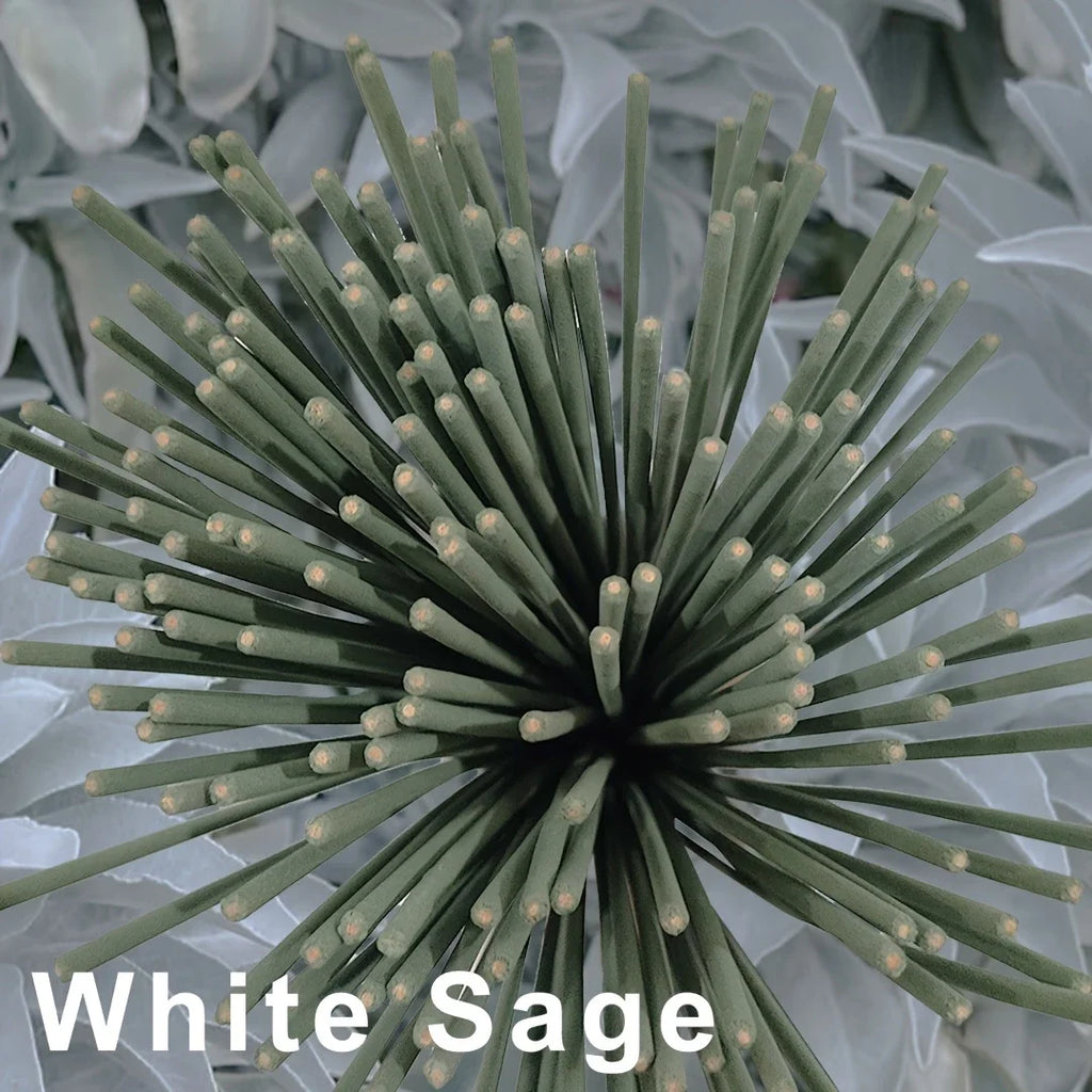 White Sage Incense Sticks, 8.66inch Sticks, Suitable for Yoga