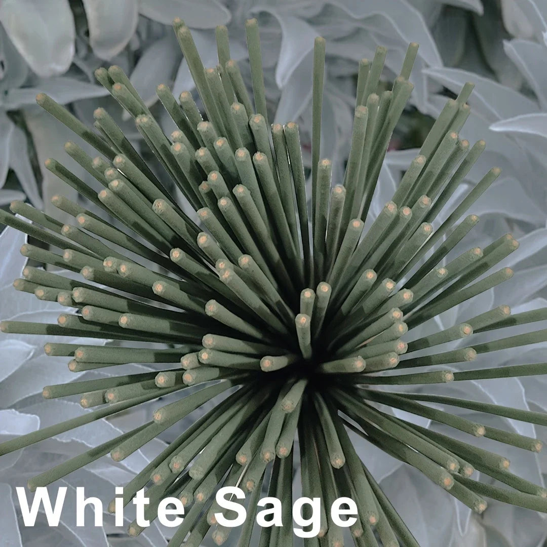 White Sage Incense Sticks, 8.66inch Sticks, Suitable for Yoga