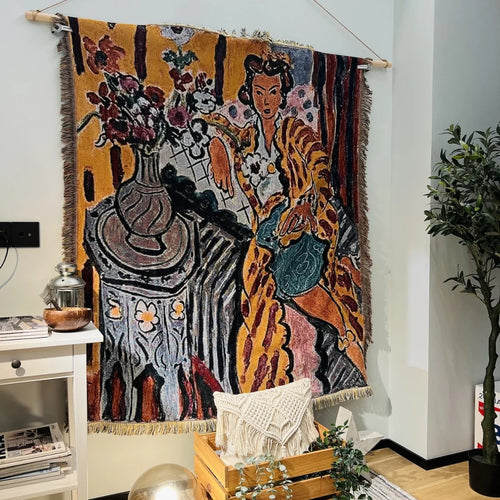 Henri Matisse French Artist Tapestry Blanket Sofa Throw Casual Bed