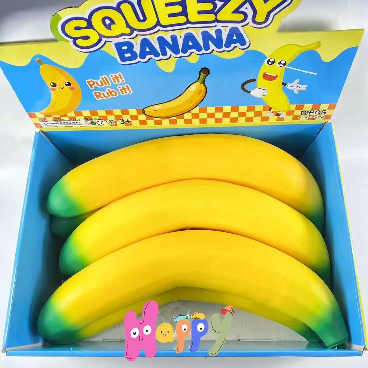 Huge Banana Squishy Stress-Relief Gift Squishy Squeeze Desk Decor