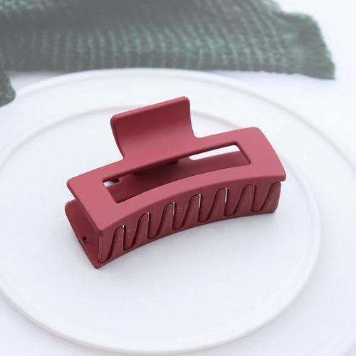 Korean Women Girls Plastic Hair Claws Hair Clips Headwear Large Size