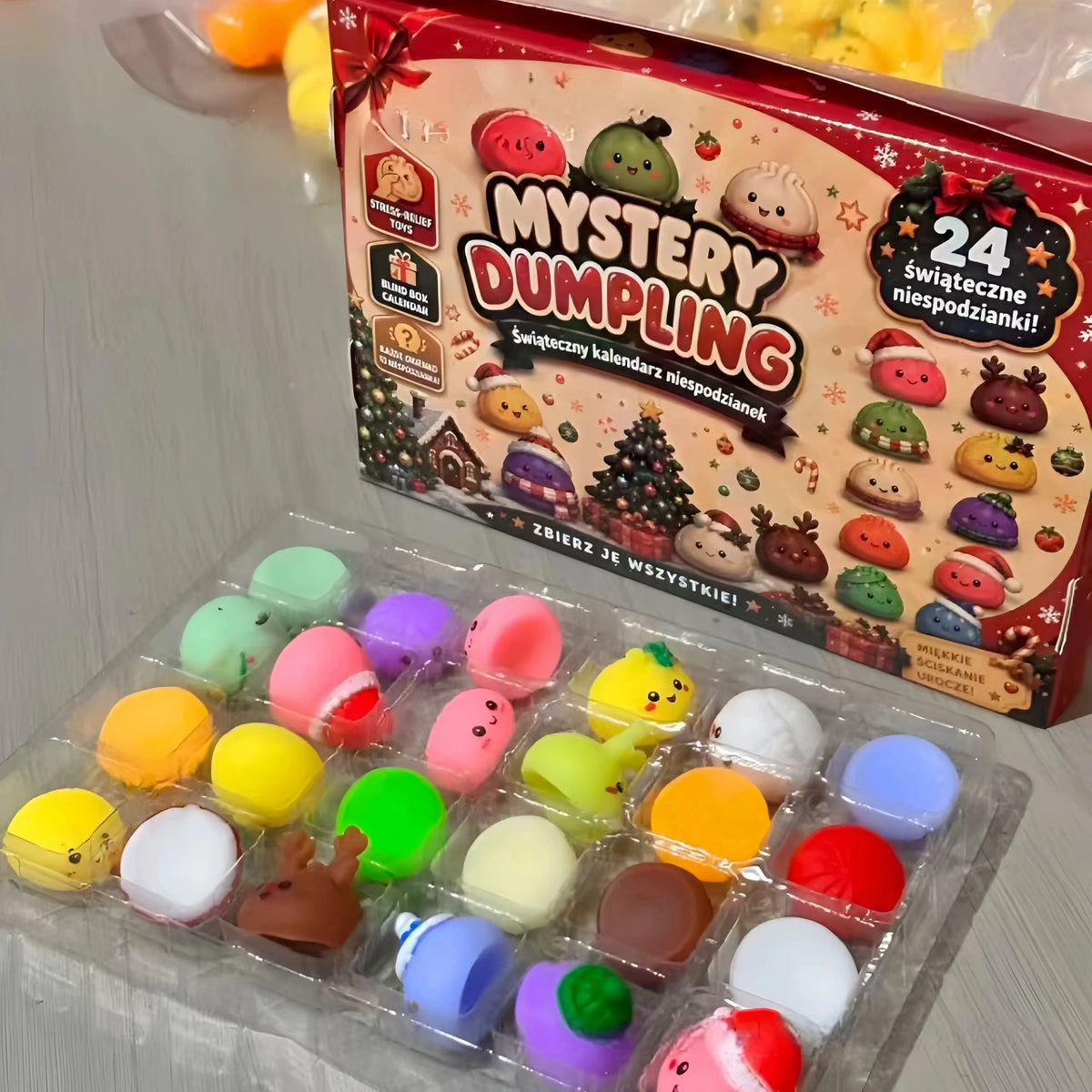 Christmas Squishies Advent Calendar 24 Days Countdown Adviento