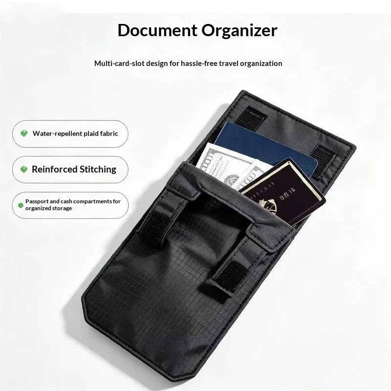 Homefish 2026 Slim Black Belt Wallet Anti Theft Clip Mini Wallet Hook