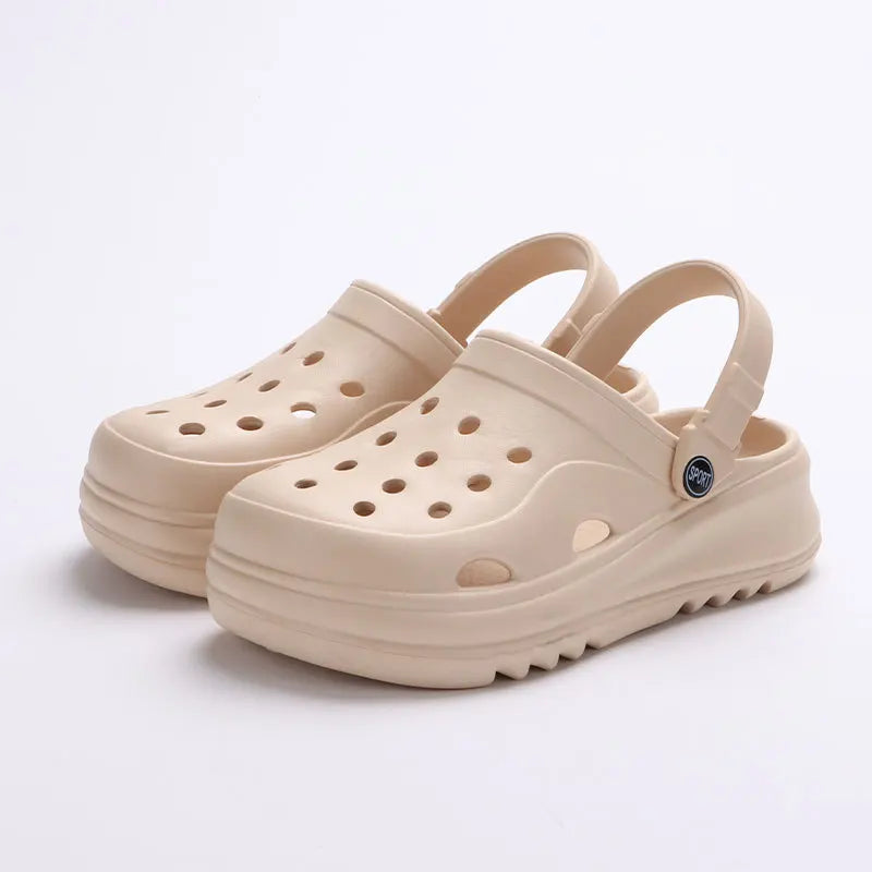 Chunky Platform Clogs Shoes for Women Thick Bottom Non Slip Beach