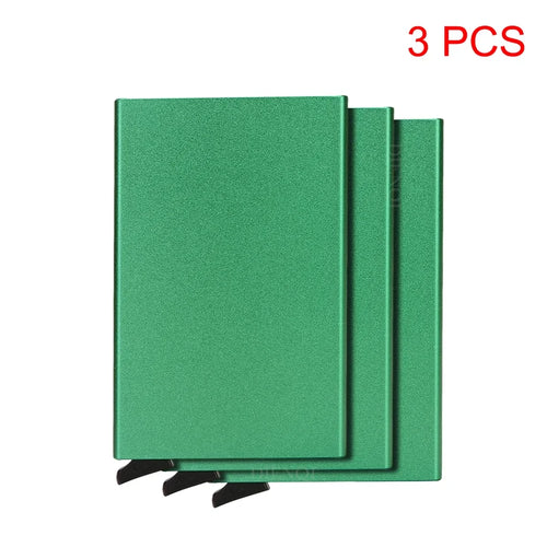 Rfid Metal Credit Card Holder Luxury Men Minimalist Wallet Cardholder