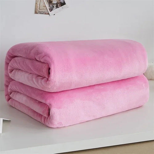 Soft and Warm Coral Velvet Winter Blanket Bed Cover Sofa