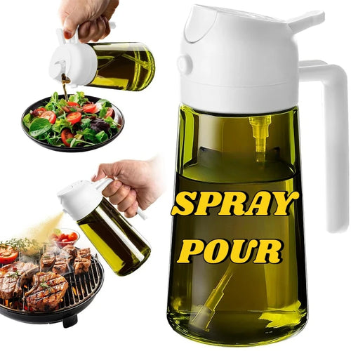 Olive Oil Dispenser Plastic Bottle for Kitchen Gadgets Air Fryer