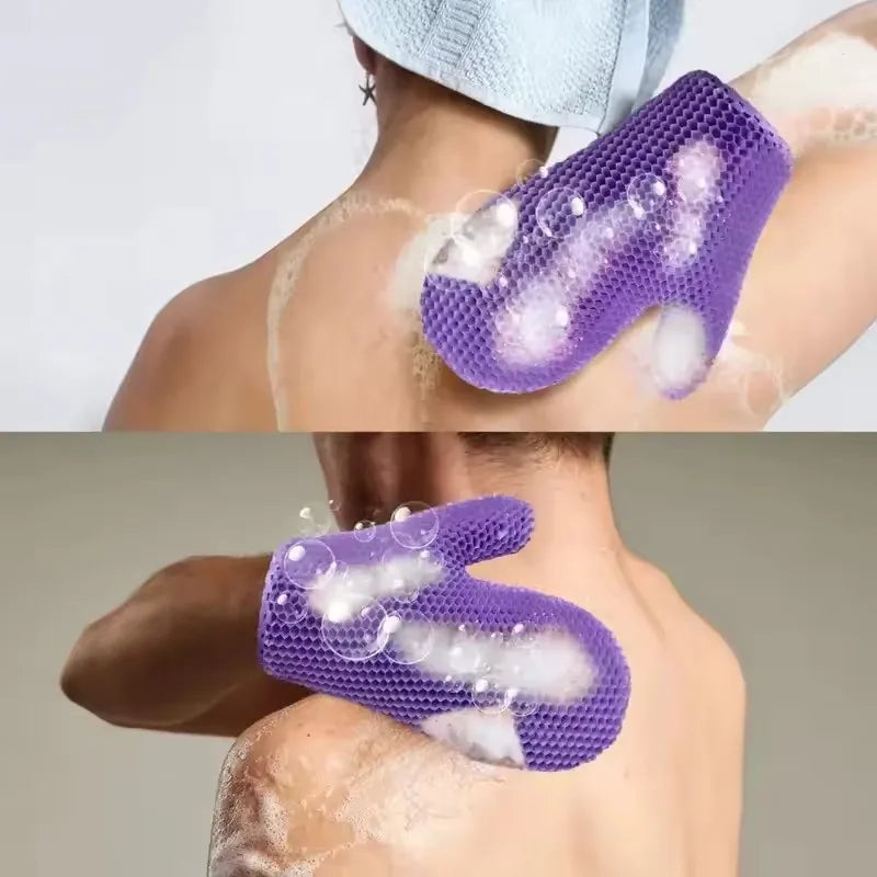 Honeycomb TPU Exfoliating Shower Glove - Quick-Drying Body