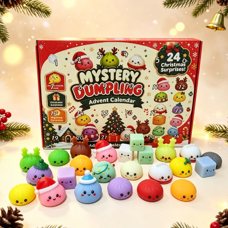 24-Day Soft Mystery Dumpling Advent Calendar Slow Resilience Anxiety