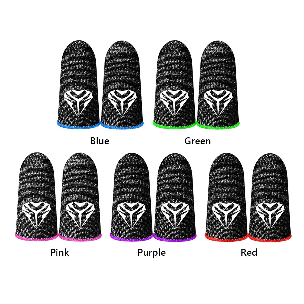 1-10 Pairs Thumb Gloves Touch Screen Finger Cots Sweatproof for PUBG