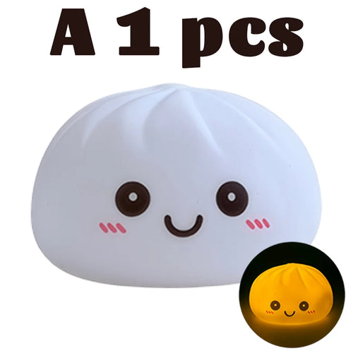 Dumpling Night Lights Glowing Dumplings Desktop Ornament Cute