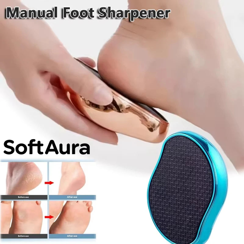 SoftAura Foot Grinder Dead Skin Remover Callus Scrubber Nano Glass