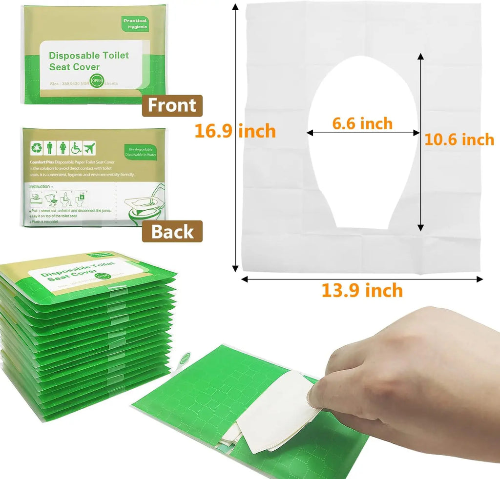 Portable Disposable Toilet Seat Cover Travel Camping Hotel Bathroom