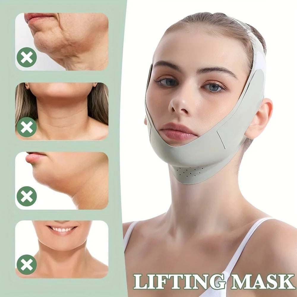 Reusable Face Slimming Bandage V Line Face Shaper Women Chin Cheek