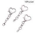 Unique Alloy Heart Keyring Keychain Pendant Heart Shaped