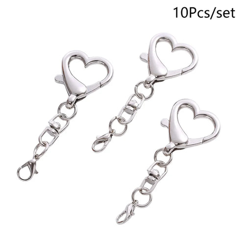 Unique Alloy Heart Keyring Keychain Pendant Heart Shaped