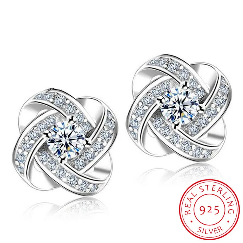 925 Sterling Silver Earrings For Women Sterling-silver-jewelry