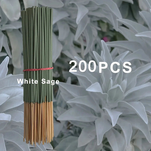 White Sage Incense Sticks, 8.66inch Sticks, Suitable for Yoga