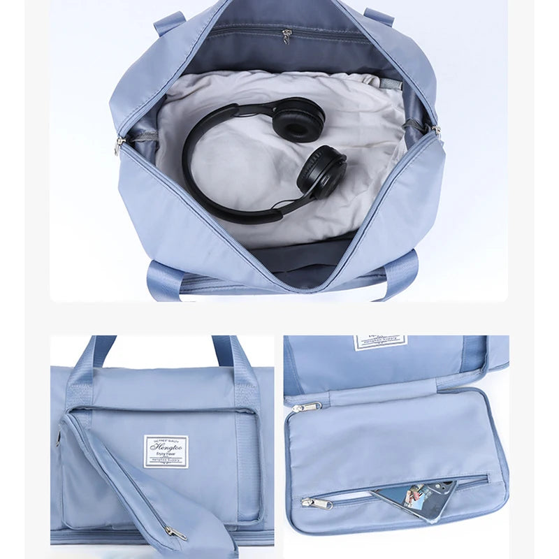 Large Capacity Expanding Travel Bags Luggage Organizer Bag Handbag