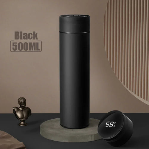 500ML Temperature Display Thermos Cup Stainless Steel Divided Thermos